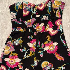 Floral Black Jumpsuit